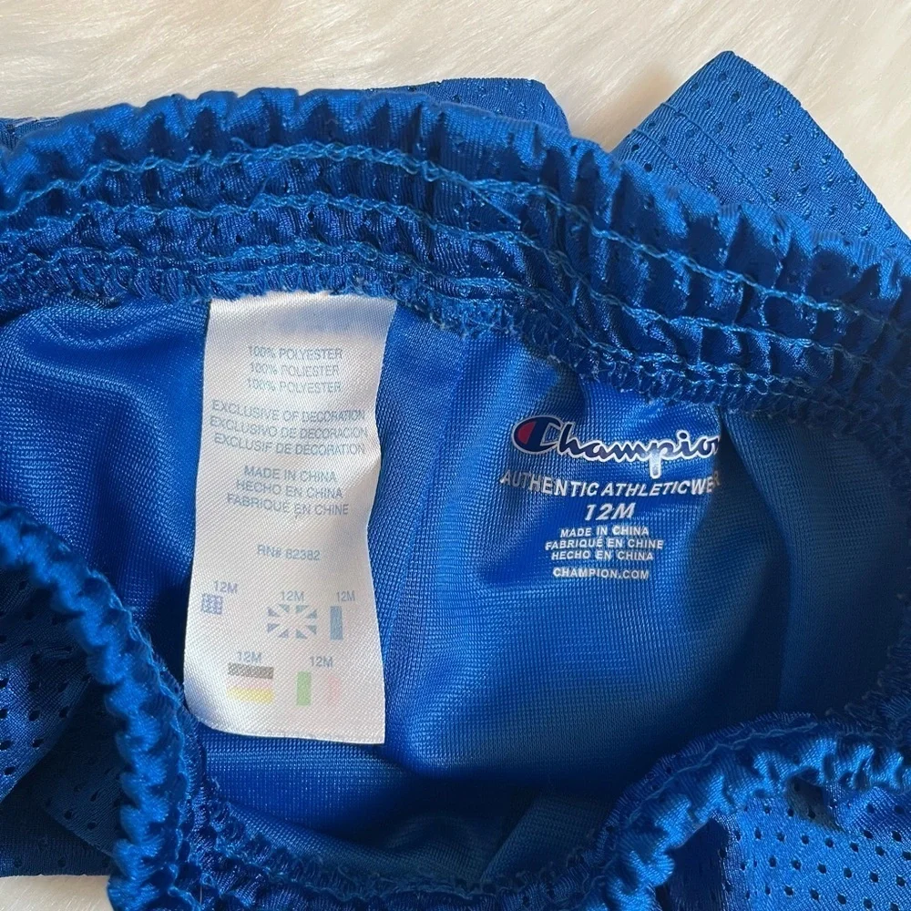 Set Champion Blue 12 Month Baby Jogger Sweatpants and Shorts